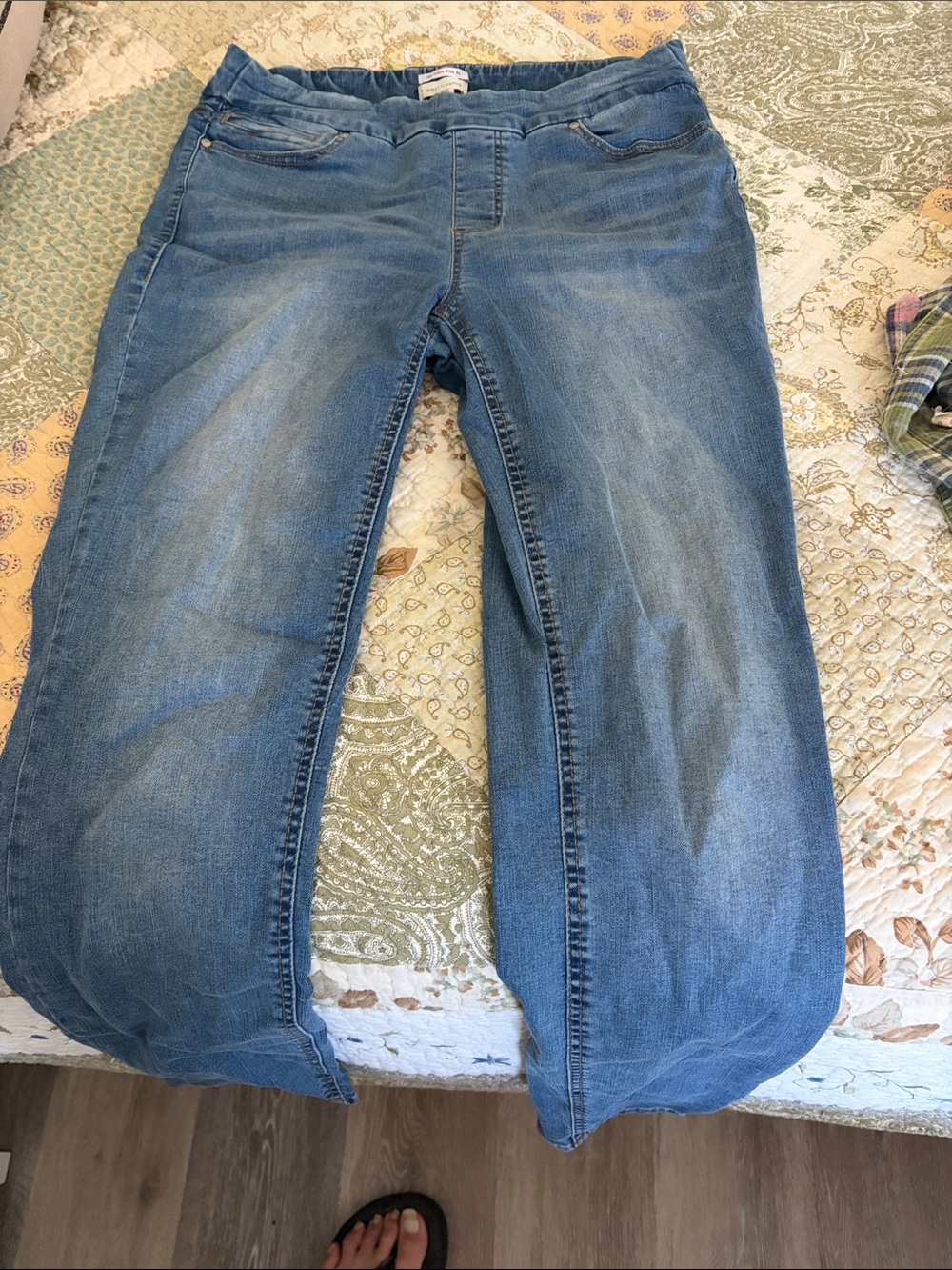 Westbound Light Blue Stretch Jeggings for Women